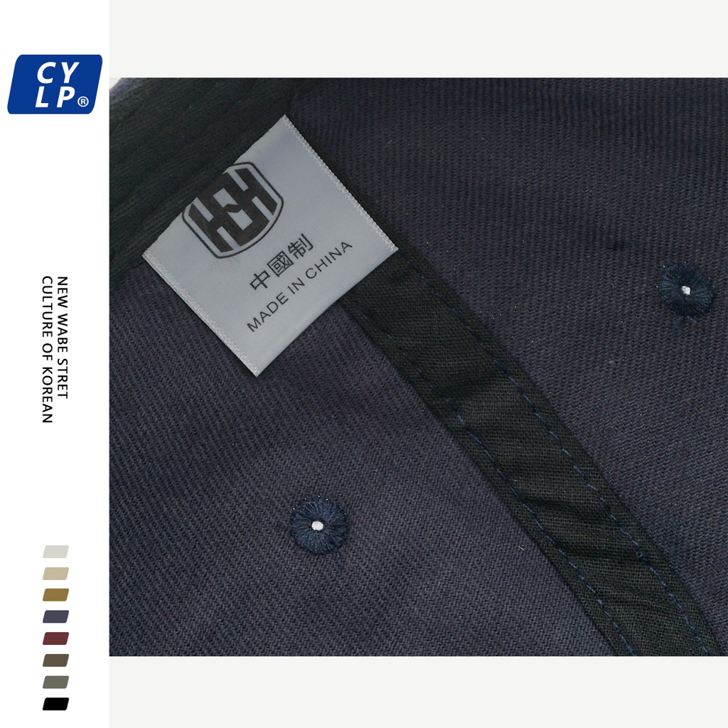 Mũ Lưỡi Trai Thêu Chữ Phong Cách Hàn Quốc Cho Cặp Đôi