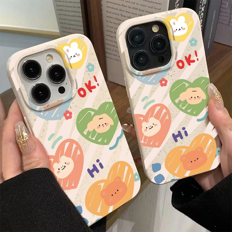 Ốp Điện Thoại Dẻo Họa Tiết Hoa &amp; Động Vật Dễ Thương Chống Sốc Cho Iphone11Iphone12 7 max14pro 8p Apple 13 BQ1F