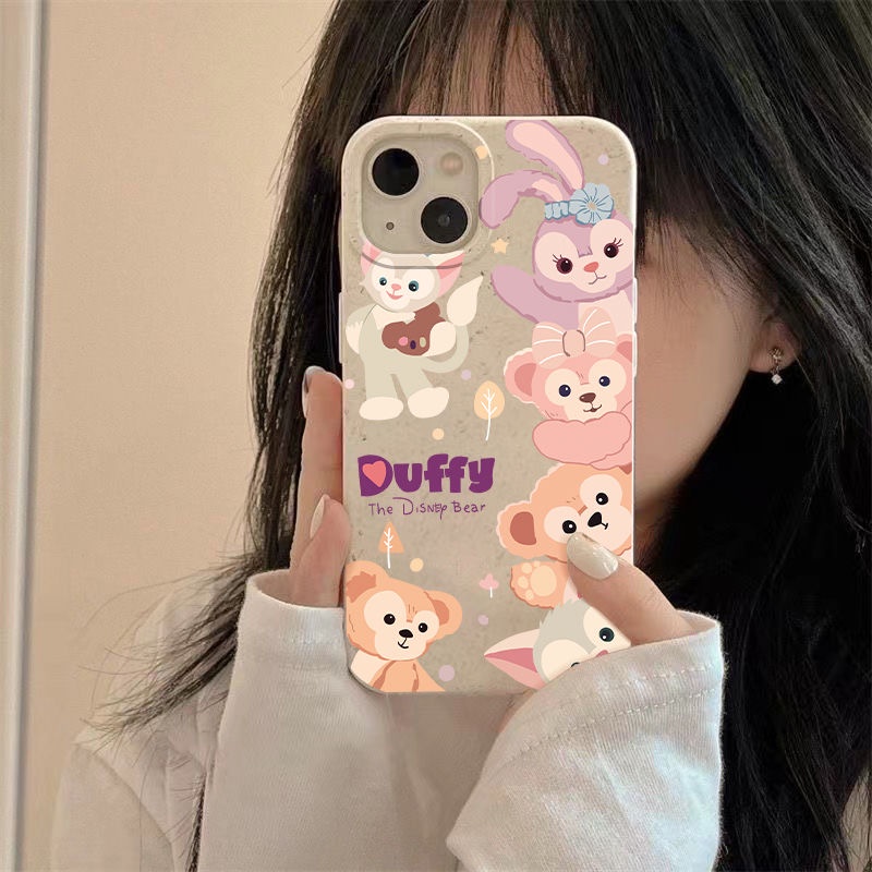Ốp Điện Thoại Dẻo Họa Tiết Gia Đình Duffy Dễ Thương Chống Sốc Cho iPhone12137ins 14pro 8p11 A263