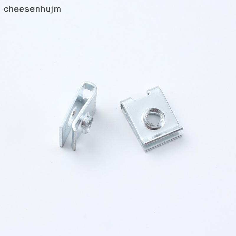 Set 10 Ốc Vít Chữ U Chống Rỉ Sét Cho Xe Hơi / Mô Tô M4 M5 M6