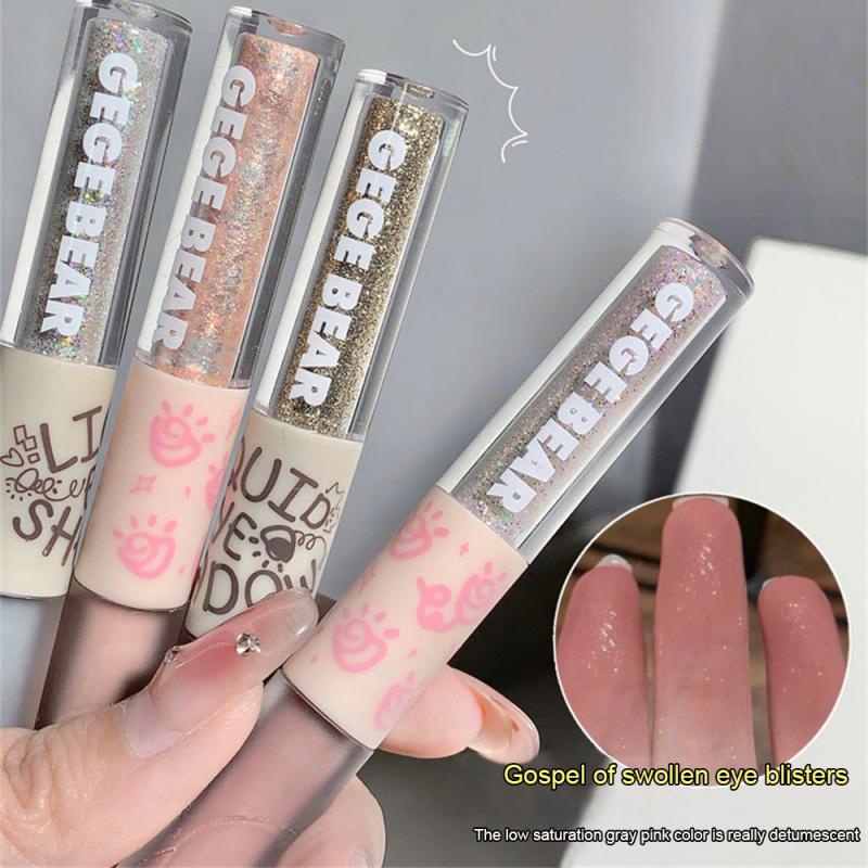 Phấn Mắt Dạng Lỏng Màu Lì Ánh Ngọc Trai Trang Điểm Sáng Bóng Thương Hiệu Gege Bear