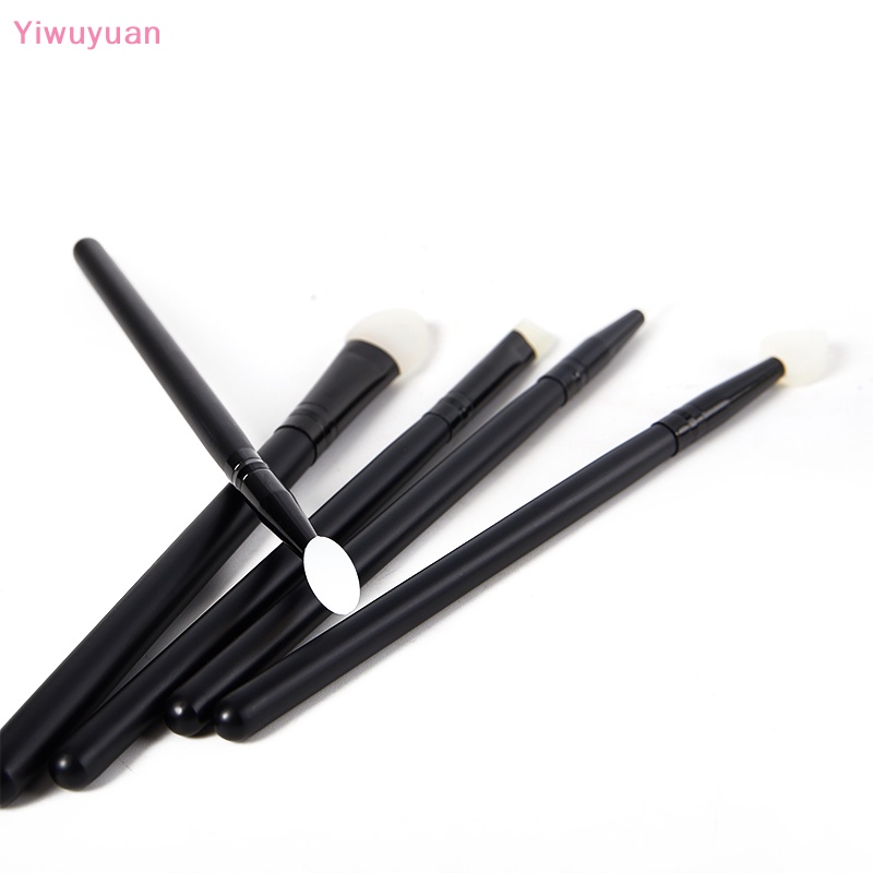 Bộ 5 Cọ Trang Điểm Mắt Môi Mặt Bằng Silicon Mềm