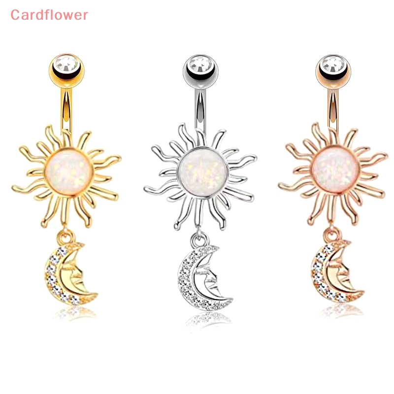 Khuyên Rốn Bằng Thép Không Gỉ Đính Đá Zircon Thời Trang Mới