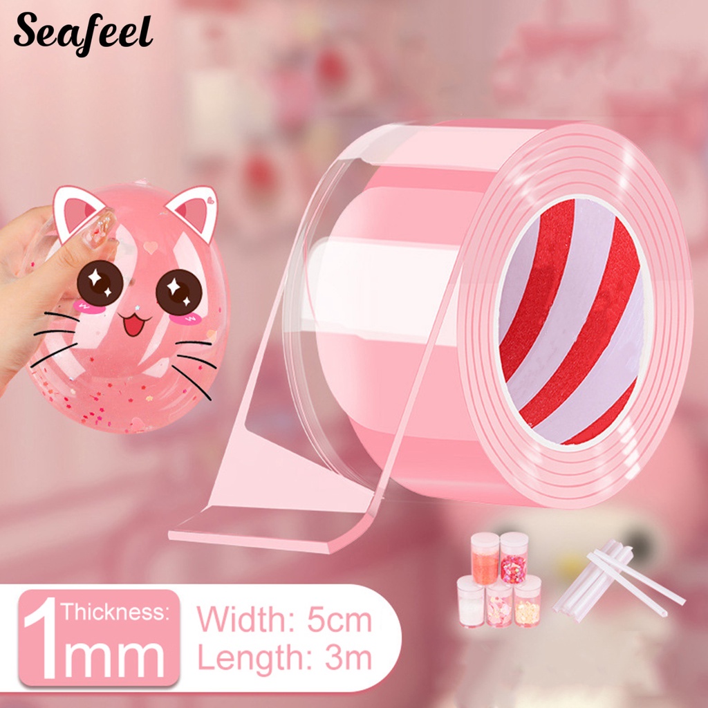 1 Bộ Băng Keo Nano Hai Mặt Không Để Lại Dấu Vết