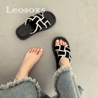 Leosoxs dép sandal nữ dép bánh mì nữ dép bánh mì Chống Trượt 071416