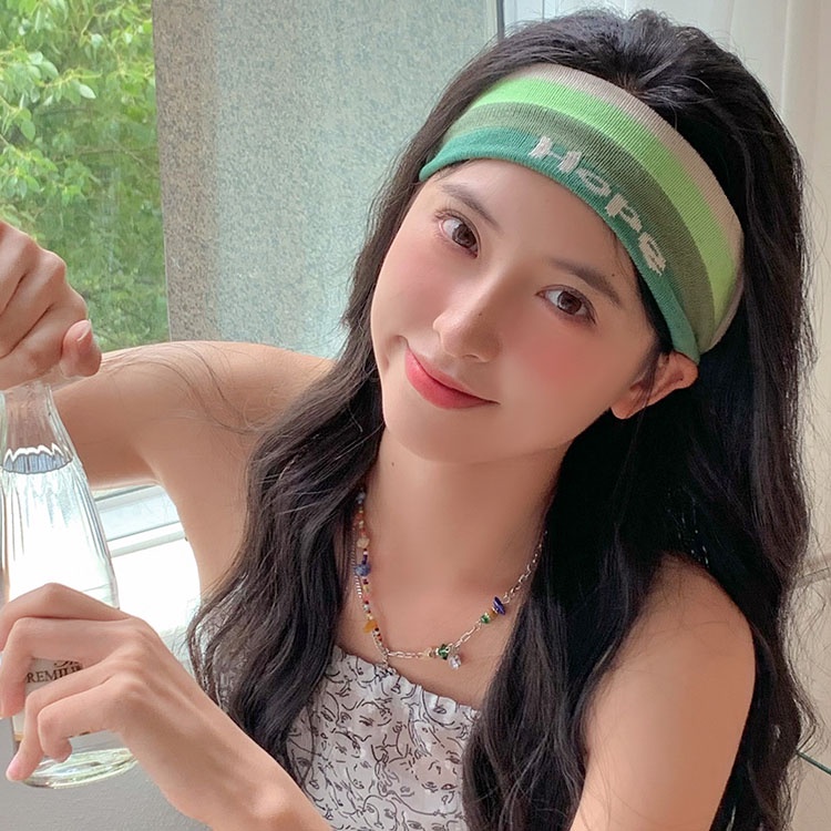 Băng Đô Thể Thao Dệt Kim Co Giãn Nhiều Màu Sắc