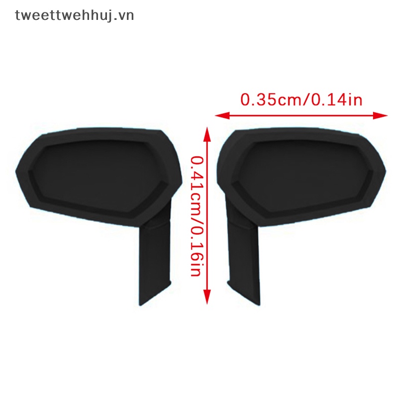 1 Cặp Gương Chiếu Hậu 1: 64 Phản Quang Cho Mô Hình Xe Hơi Đua DIY