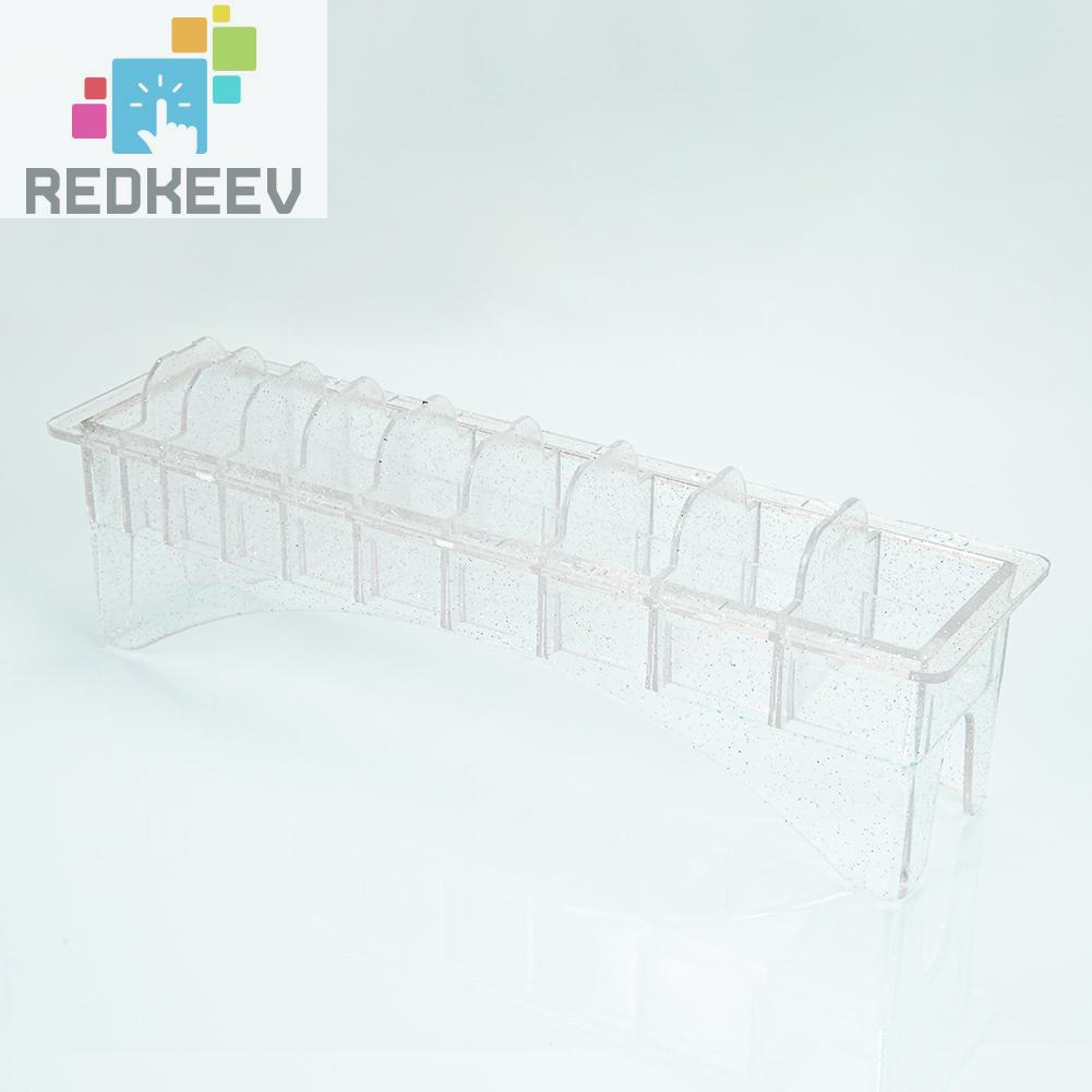 Hộp Đựng Lược Chải Tóc 10 Ngăn Bằng Nhựa Siêu Bền Tiện Dụng Cho Salon