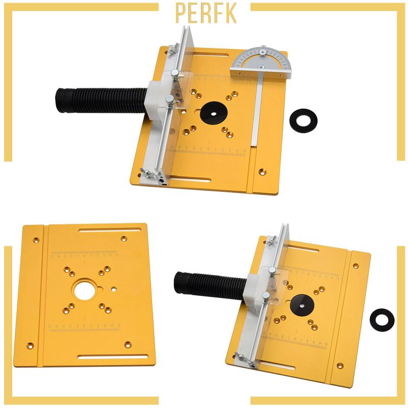 Tấm Định Tuyến Bằng Nhôm 20cmx24cm / 7.87inchx9.45inch Chuyên Dụng Cho Máy Cưa Bàn