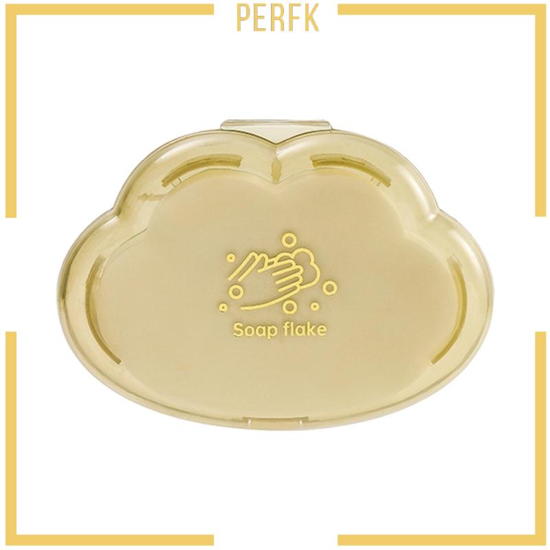 Bộ 50 Miếng Xà Phòng Giấy Hình Đám Mây Tan Trong 1 Dùng Một Lần