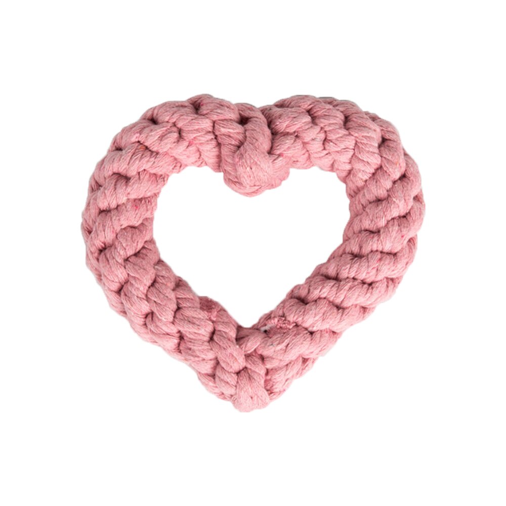 Đồ Chơi Dây Thừng Cotton Đan Đồ Chơi Tương Tác Gặm Sạch Răng Cho Chó Lớn