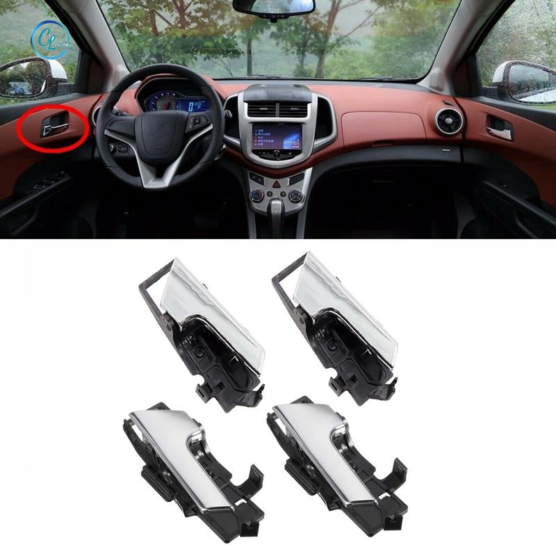 Set 4 Tay Nắm Cửa Trong Chuyên Dụng Cho Chevrolet Aveo 2007-2011 Aveo5 2009-2011 Pontiac G3 2009 96462710 Phụ Kiện Trang Trí Xe Hơi Chuyên Dụng Chất Lượng