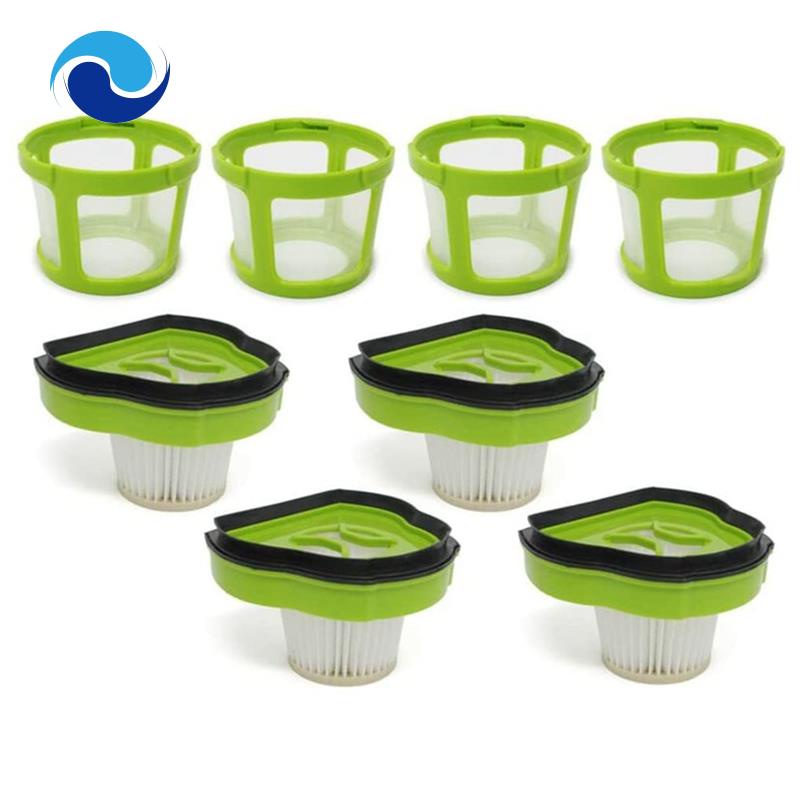 Bộ 4 Màng Lọc HEPA + 4 Khung Lọc Thay Thế Cho Máy Hút Bụi Bissell