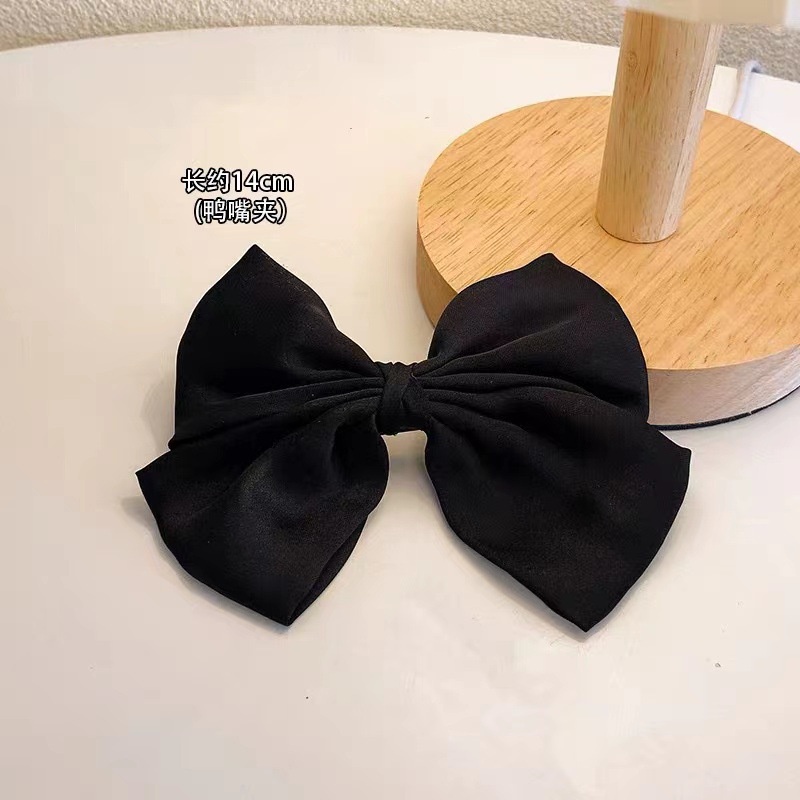 Đen Kẹp Tóc Hình Chiếc Nơ Xinh Xắn Cho Nữ