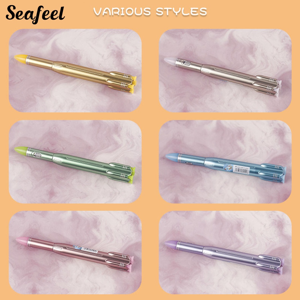 Bút Bi Hình Tên Lửa Có Đèn LED Dành Cho Học Sinh