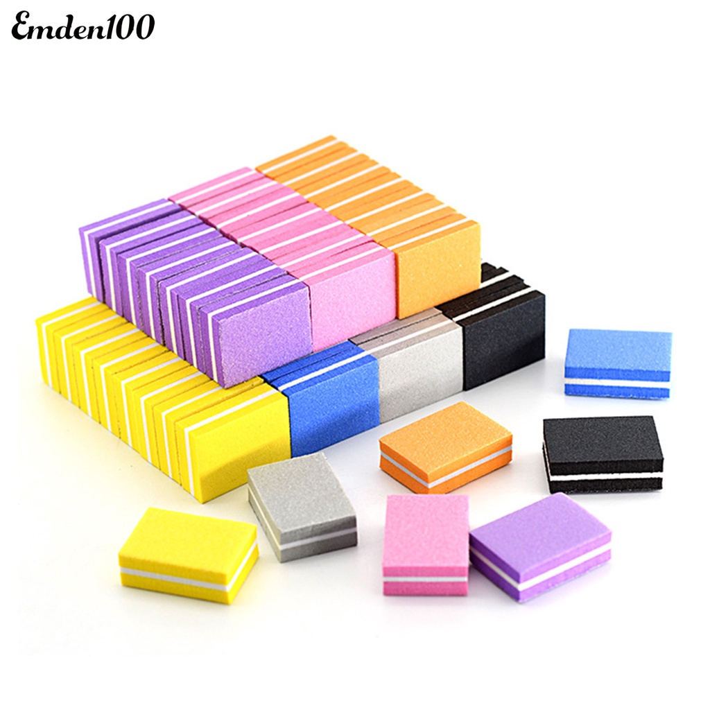 Set 50 Khối Giũa Móng Hai Mặt Độ Co Giãn Cao Có Thể Tái Sử Dụng