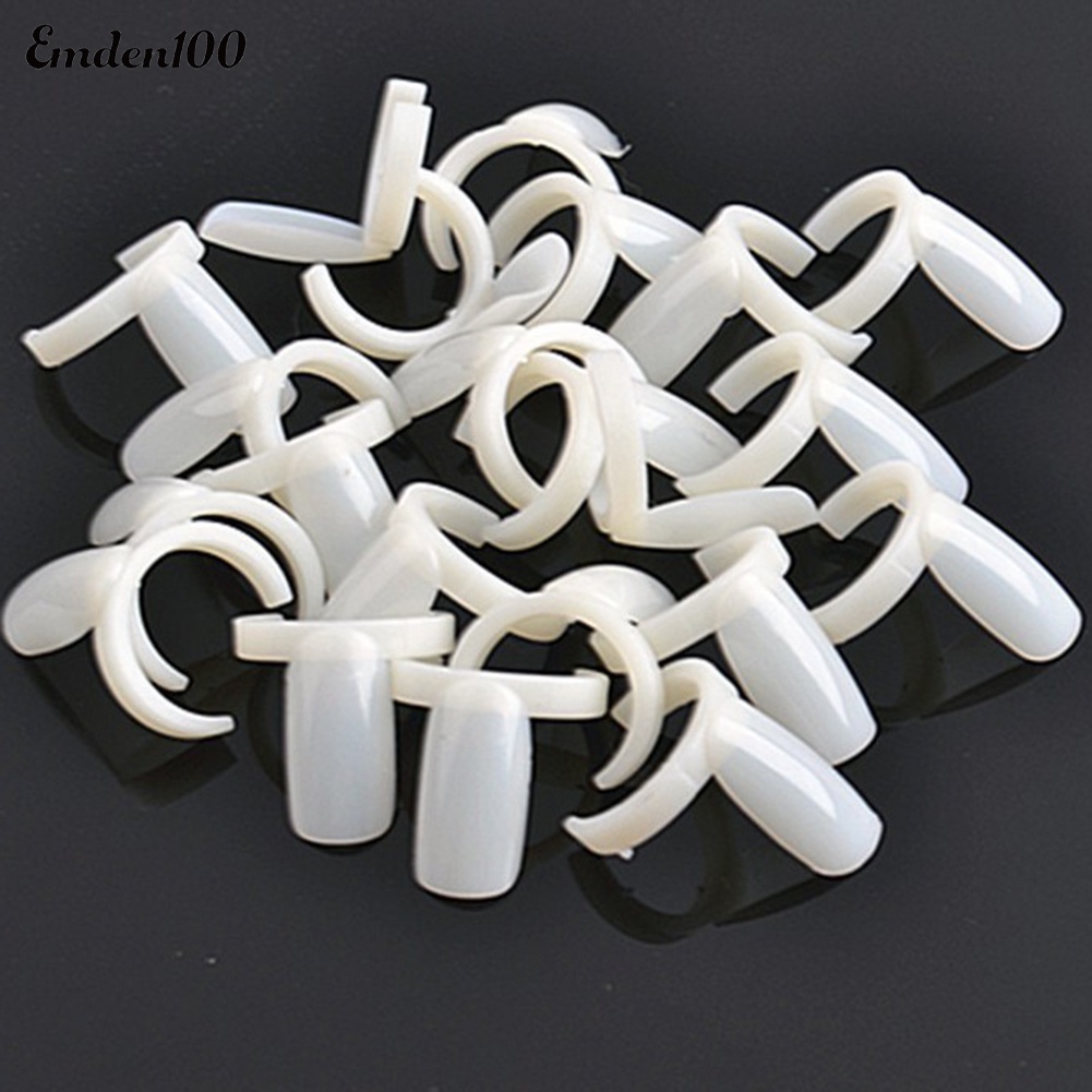 Set 50 Móng Tay Giả Trưng Bày Màu Sắc Thời Trang