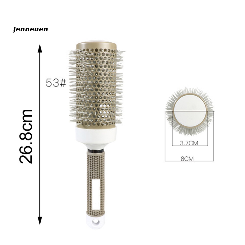 Lược Chải Tóc Tạo Kiểu Chống Tĩnh Điện Ion Âm Thiết Kế Dạng Con Lăn Tiện Lợi