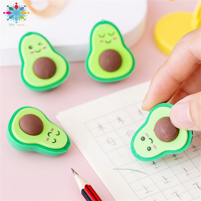 Gôm Tẩy Hình Quả Bơ Dễ Thương Cho Học Sinh