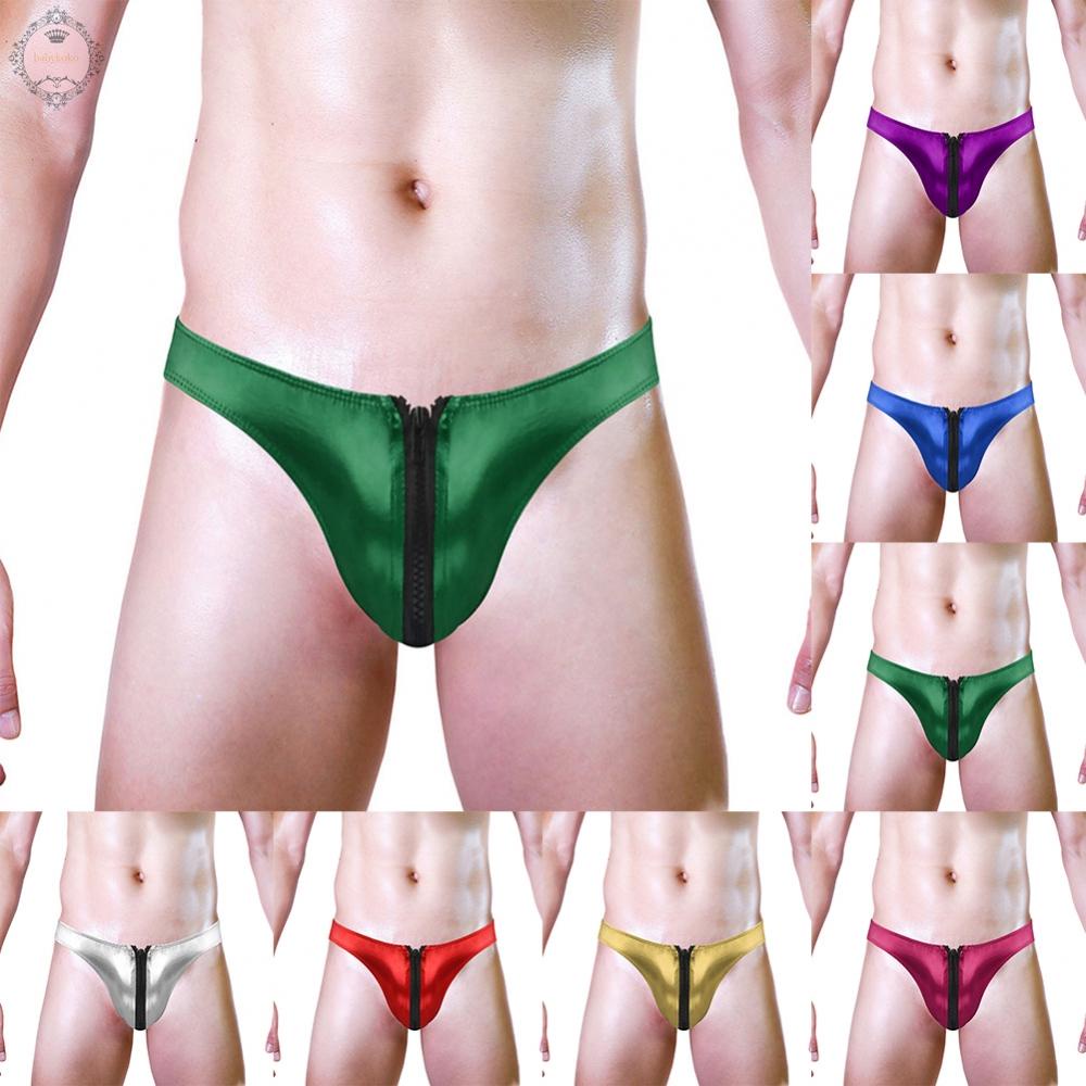 Men Underwear Underpants Breathable Comfortable Flex Leather Leightweight