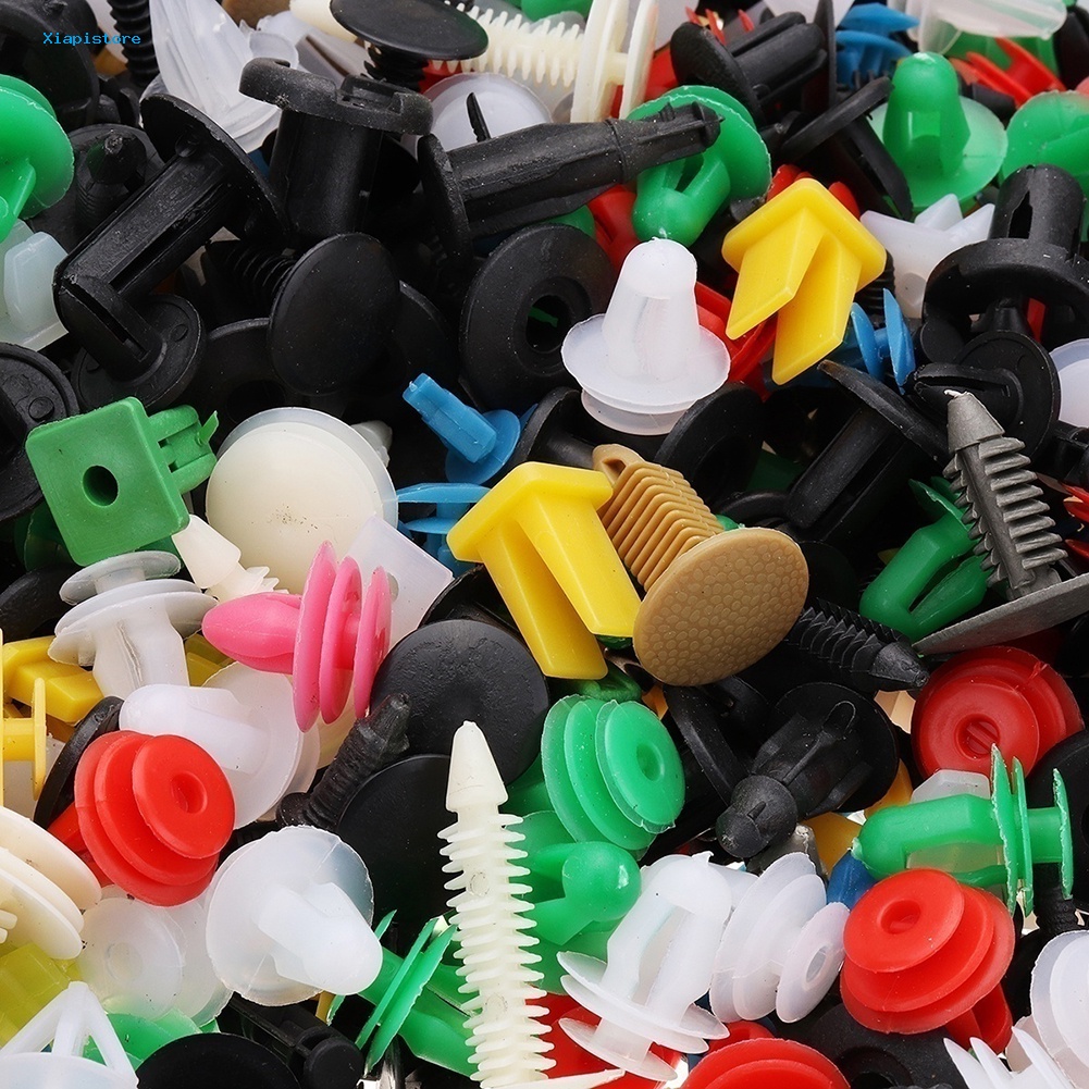 Set 1000 Đinh Tán Nhựa Phụ Tùng Cho Xe Ô Tô Kèm Chìa Vít