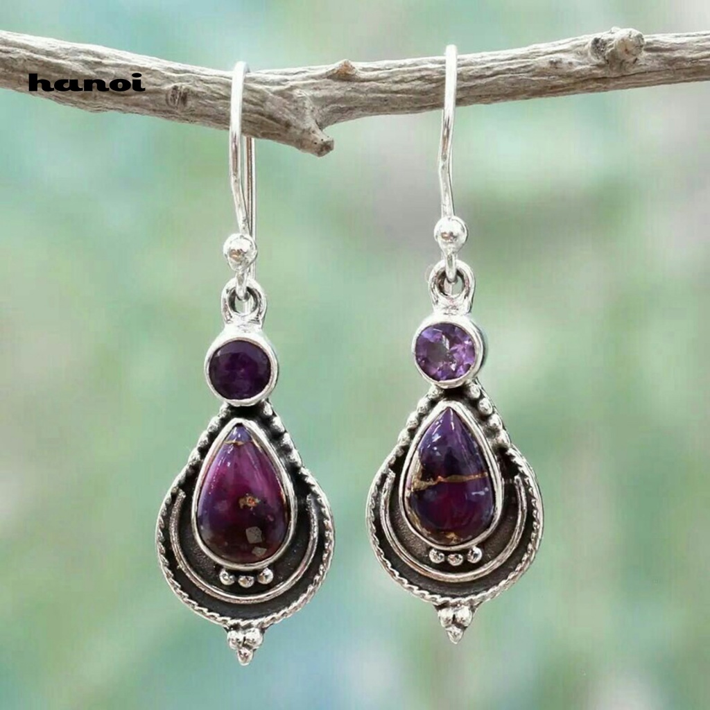 1 Đôi Bông Tai Đính Đá Thời Trang Sang Trọng