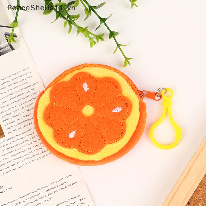 Túi Đựng Tiền Xu Hình Quả Dâu Tây / Quả Dâu Tây Dễ Thương 1Pc
