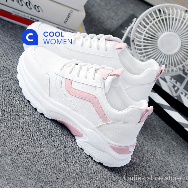 Giày Sneaker Cao Su PU Mũi Tròn Thắt Dây Chéo Màu Trơn Phong Cách Thời Trang Mới 2023