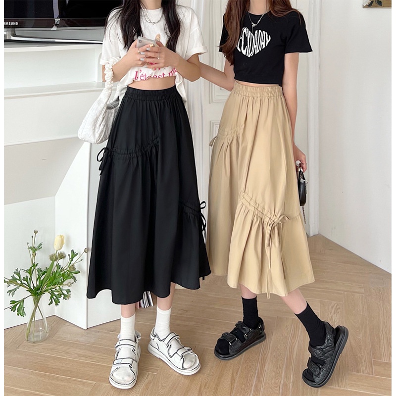 Adella Store chân váy chân váy dài Thời trang hàn quốc  A93M0FJ