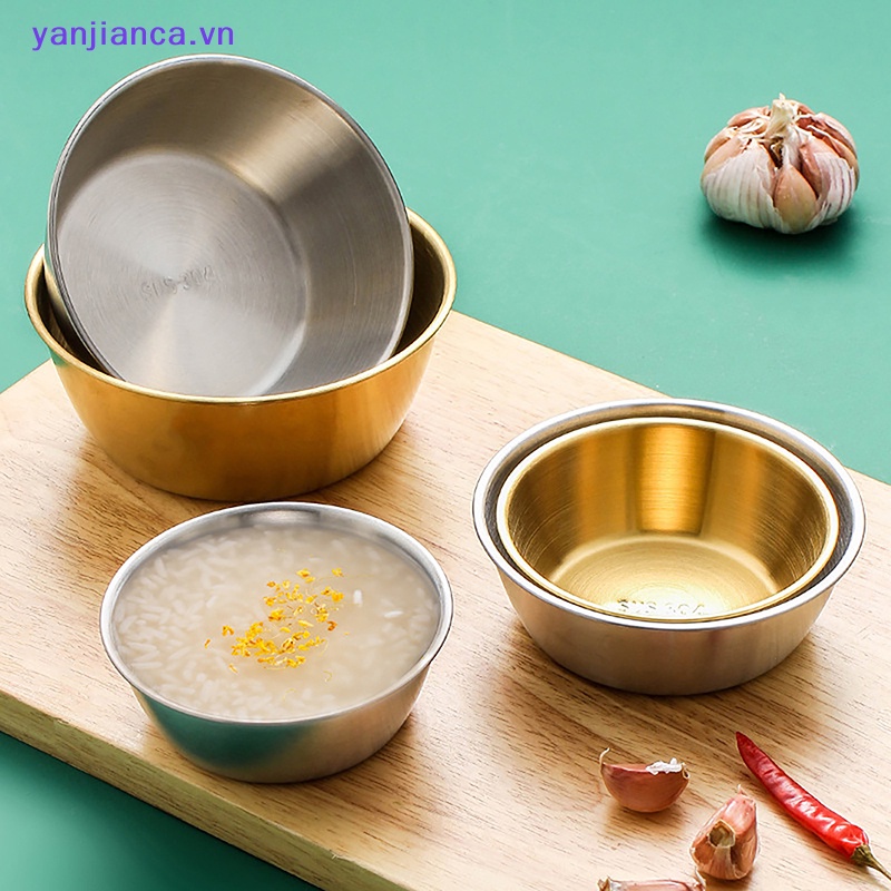 Bát Tròn Bằng Thép Không Gỉ Có Tay Cầm Tiện Dụng Cho Nhà Bếp