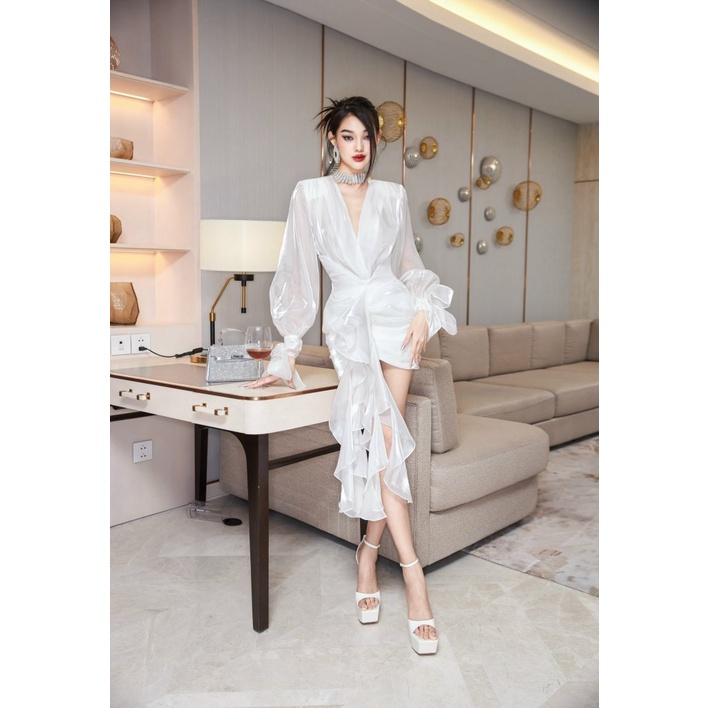CHÂN VÁY NỮA LỤA VOAN MAEL - KEISHA SKIRT