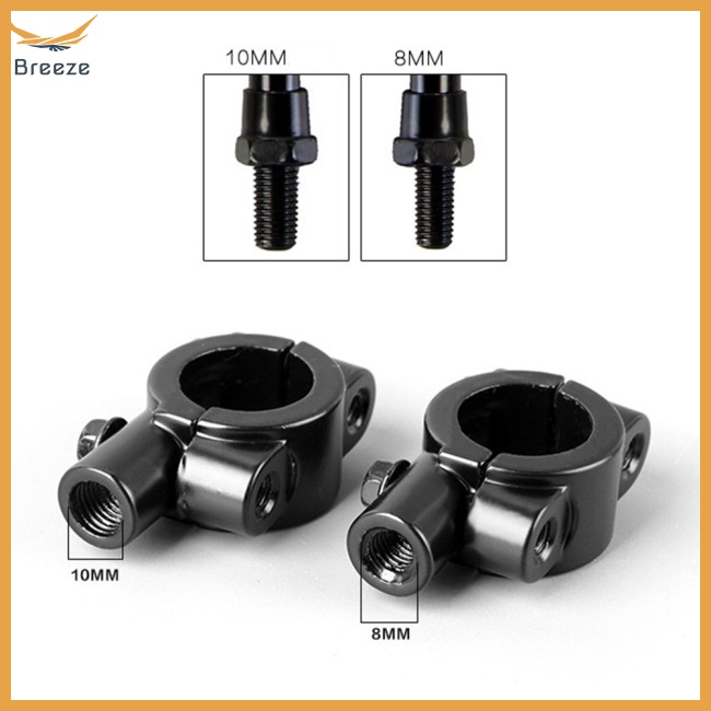 Breeze xe máy tay cầm thanh giá đỡ gương chiếu hậu tay lái kẹp gương