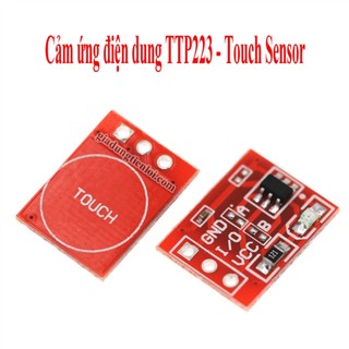 Nút cảm ứng điện dung 1 chạm ttp223 - touch sensor