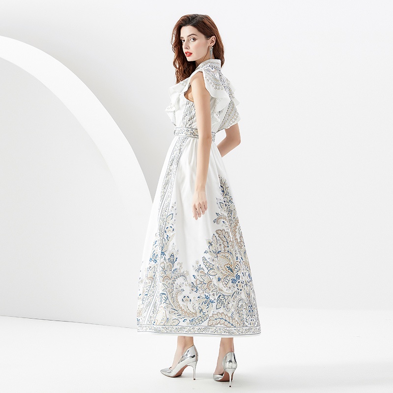 Đầm Maxi Phong Cách Retro 20237