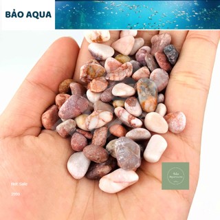 1kg sỏi hồng trang trí hồ cá, bể cá, nhà cửa và chậu cây cảnh