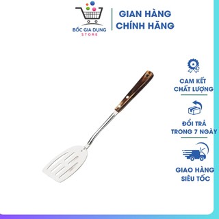 Muôi Xẻng Xào Ốp Cán Nhựa Thủng
