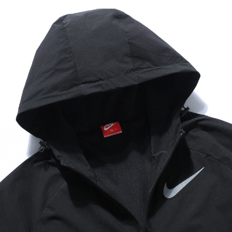 Áo Khoác Thể Thao Nike 100% Chính Hãng Siêu Nhẹ Có Mũ Trùm Cá Tính Dành Cho Nam