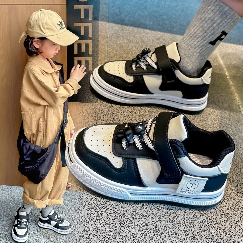Giày Thể Thao Da Thời Trang Mùa Thu 2023 Cho Bé Gái 3-12 Tuổi