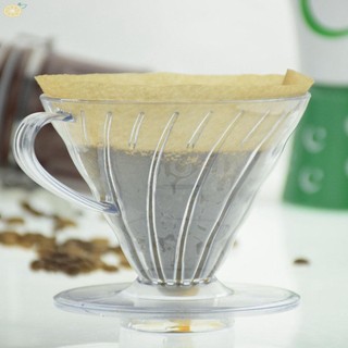 【VARSTR】Coffee Filter Pot Coffee Dripper Coffee Funnel Filter Resin Drip Transparent