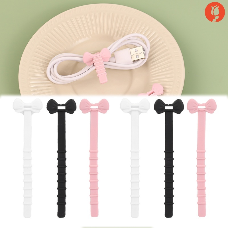 Dụng Cụ Quấn Dây Cáp Bằng Silicone Đa Năng Có Thể Tái Sử Dụng