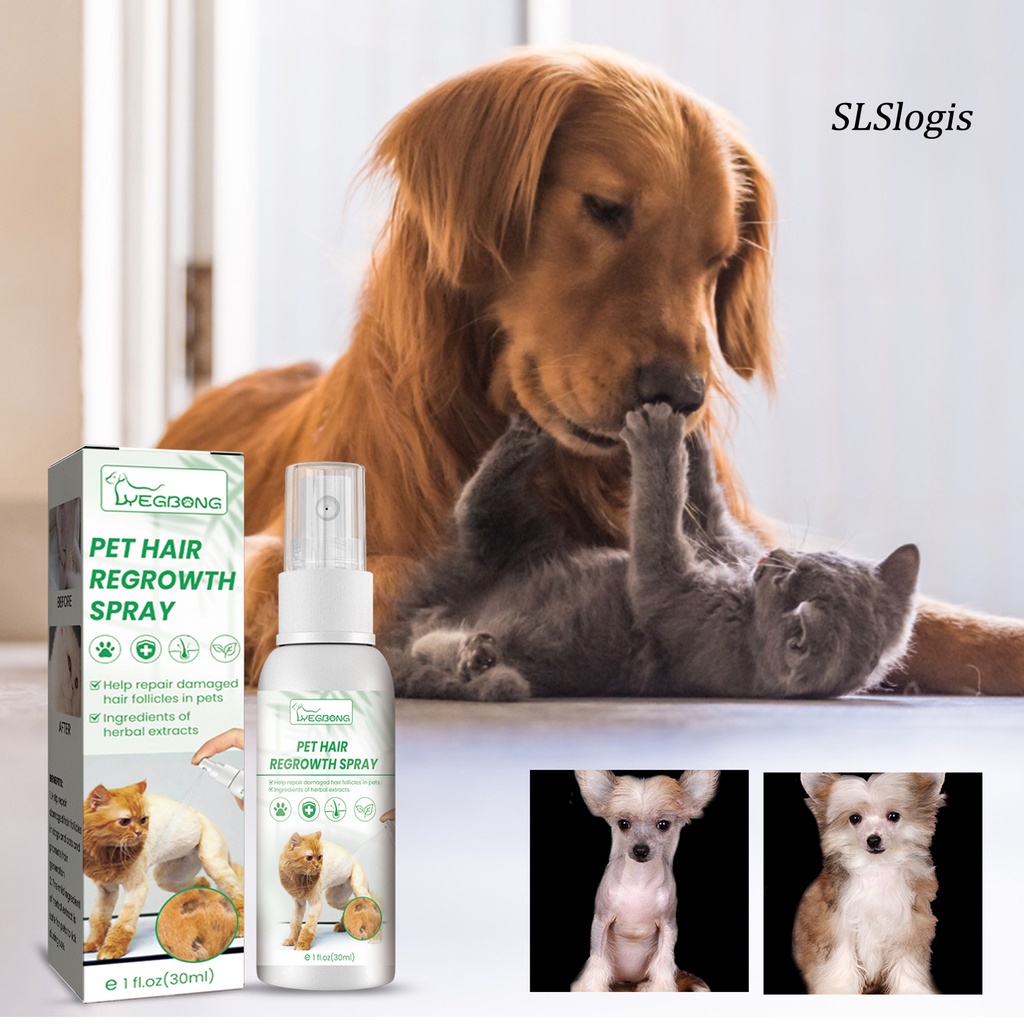Tinh Chất Kích Thích Mọc Lông Thú Cưng 30ml Chống Ngứa Tiện Dụng