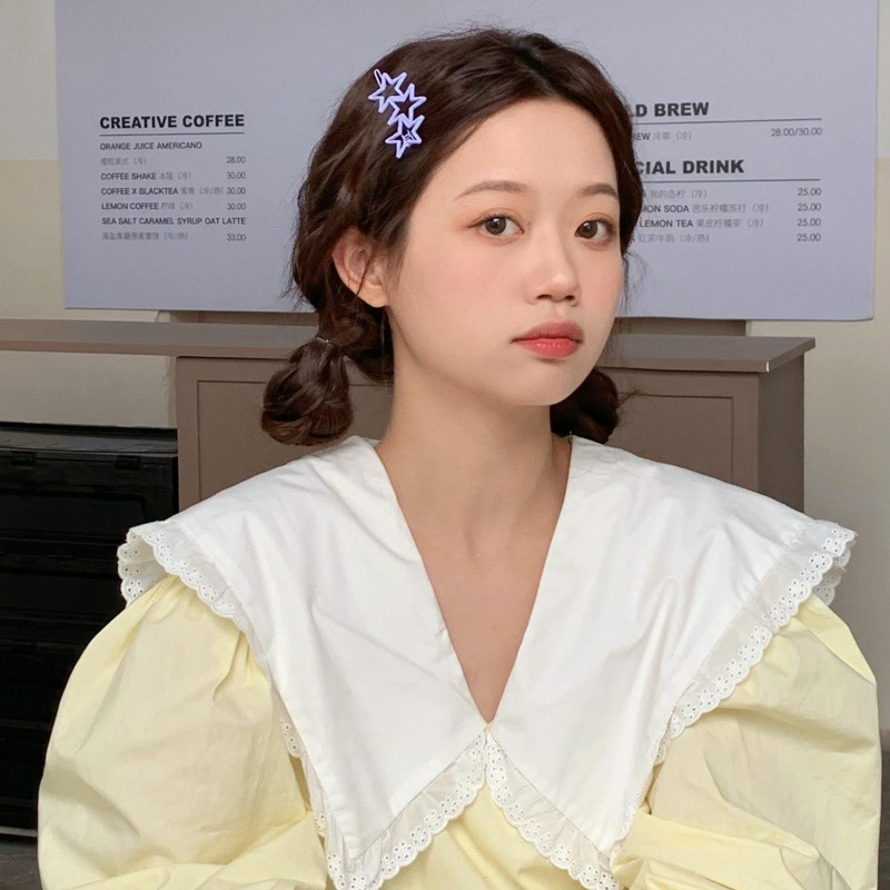 Kẹp Tóc Nữ Hình Ngôi Sao Màu Sắc Ngọt Ngào