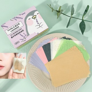 Hộp 50 / 100 tờ giấy thấm dầu hương hoa chăm sóc da mặt