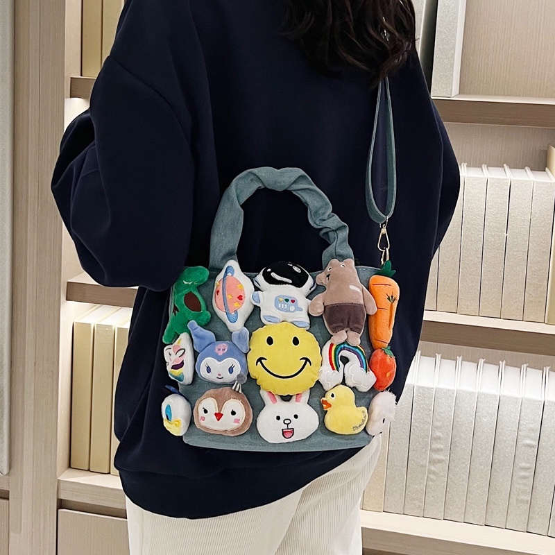 Túi Đeo Chéo Hình Búp Bê Hoạt Hình Phong Cách Cao Bồi niche Dễ Thương Thời Trang Năm 2023 Dành Cho Bạn Nữ