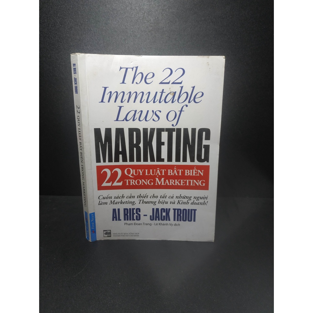 22 Quy luật bất biến trong Marketing 2019 - Al Ries, Jack Trout (ố nhẹ), new 80% HCM2107
