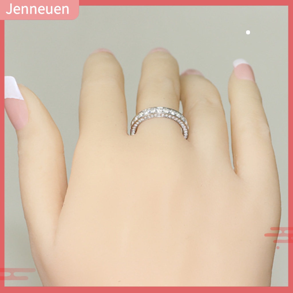 Nhẫn Đính Đá Thời Trang Sang Trọng Cho Nữ