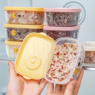 Hộp đựng thức ăn mini họa tiết hoạt hình dễ thương dùng được trong lò vi sóng