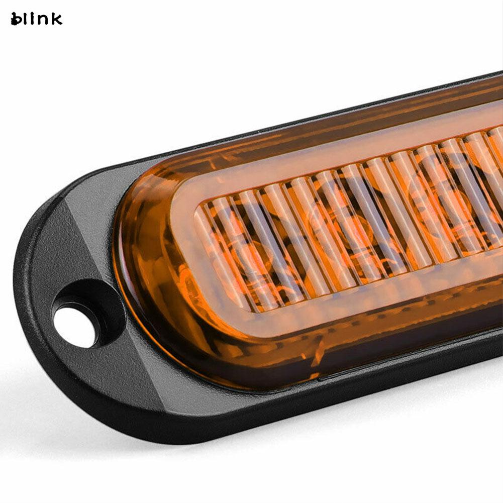 Set 2 Đèn Xi Nhan 4 Bóng LED Ánh Sáng Vàng Chuyên Dụng Cho Xe Tải