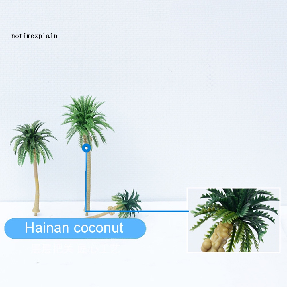 Set 10 Mô Hình Cây Dừa Giả Trang Trí Tuyệt Đẹp