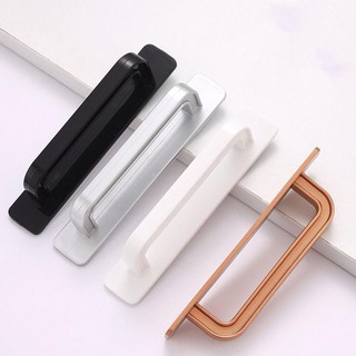 SDFG door pull, surface mounted no punching door handle, fashion knobs push-pull self-adhesive cabinet handle window
